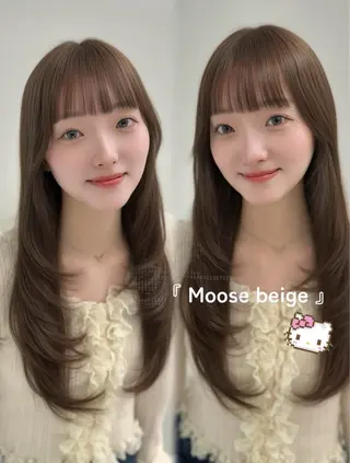 ロング カラー 上品モテヘア🩶 karen🩶のヘアスタイル