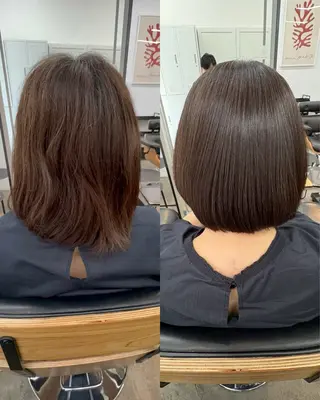 ショート ✨美髪縮毛矯正× ショート/佐藤恵太のヘアスタイル