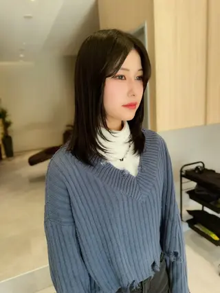セミロング ✂️似合わせの魔術師 石田一樹✂️のヘアスタイル