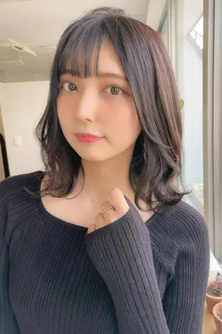 セミロング Hikaru Takahashiのヘアスタイル