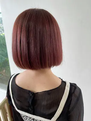 ショート カラー 間水 和樹のヘアスタイル