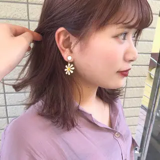 ミディアム カラー ✨👑お洒落ショート ❣️村上せいな✨のヘアスタイル