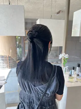 ロング ヘアアレンジ 鹿児島美容室 NATSUKIのヘアスタイル