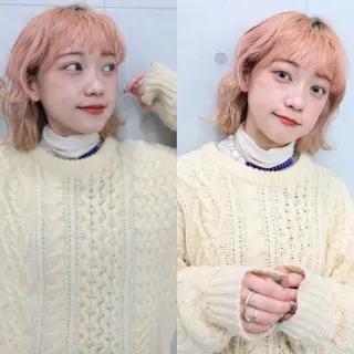 ショート カラー パーマ ❇️安達 優心❇️ レイヤー/艶髪特化のヘアスタイル