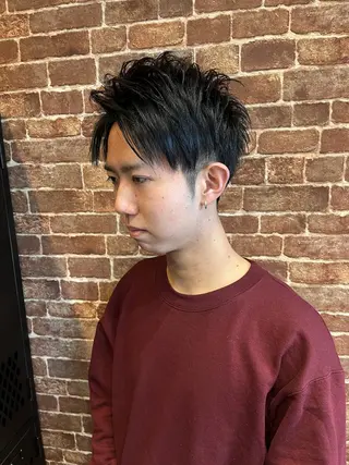 ショート カラー パーマ ヘアアレンジ メンズ キッズ ネイル マツエク・マツパ アイブロウ 久木原 ゆりのヘアスタイル