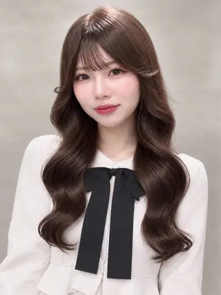 ロング カラー 🤍艶モテカラー♡ ブラウン🤍Rimiのヘアスタイル