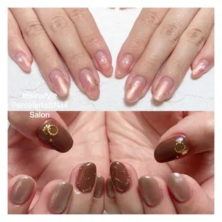 ミディアム ネイル 🐾enen style 🐾のネイルデザイン