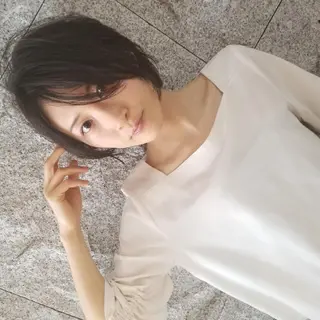 ショート カラー ヘアアレンジ See by merのマツエク・マツパデザイン