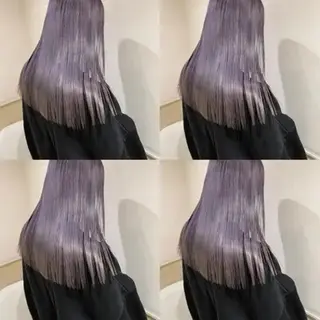 ロング カラー 大石 真理子のヘアスタイル