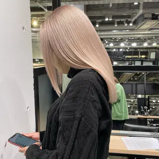 ロング カラー 💜ハイトーン💛 マジカルかいちゃんのヘアスタイル