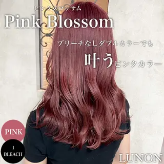セミロング カラー ブリーチ/艶カラー RYUTOのヘアスタイル