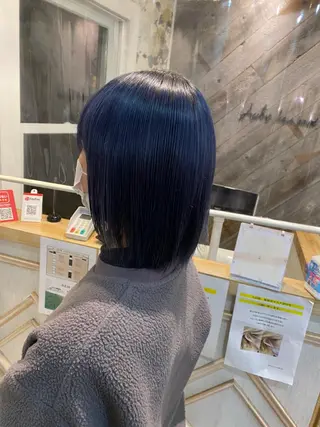 ミディアム Sabby氏川洸希 パーマのヘアスタイル