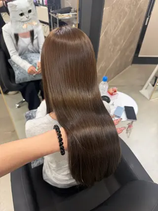 ロング カラー caho／大阪梅田 韓国ヘア♡のヘアスタイル