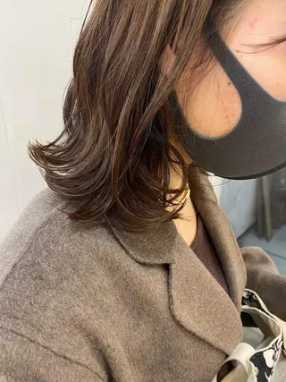 ミディアム 🍃透明感スタイル ｙｕ-ｋａ🍃のヘアスタイル