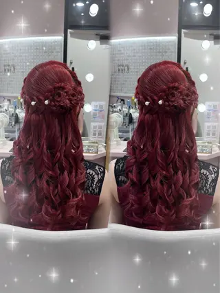 ヘアアレンジ lien momoのヘアスタイル