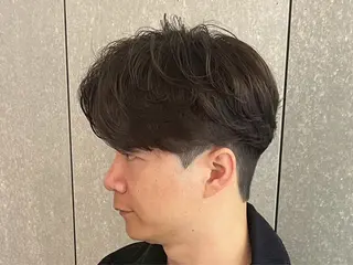 ショート パーマ メンズ 福田 世奈のヘアスタイル