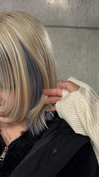 ミディアム カラー トレンドカラー🥣／ ヘアアレンジ✩.*˚のヘアスタイル