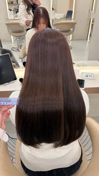 ロング 北川 葵のヘアスタイル