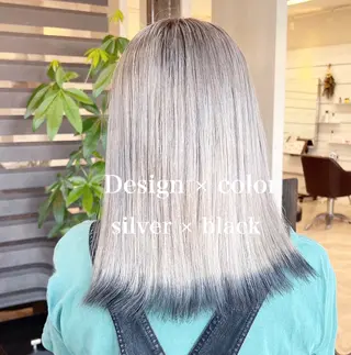 セミロング 三原 つばさのヘアスタイル