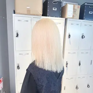 ロング カラー ハイトーン/韓国 レイヤー/るか🎀のヘアスタイル