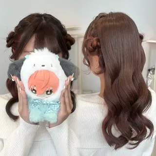 ロング ヘアアレンジ yuuka/ヘア セット/メンズ/横浜のヘアスタイル