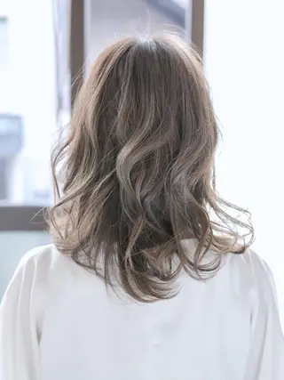 セミロング 永野 良一のヘアスタイル