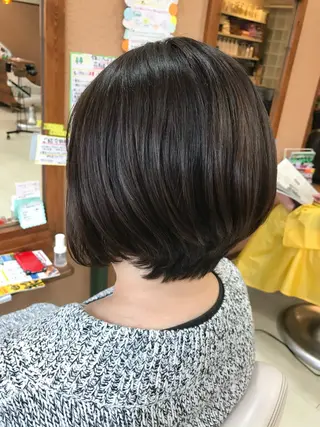 ミディアム カラー 美容室F i t✂️ ササキのヘアスタイル
