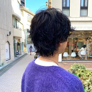 ミディアム パーマ メンズ ✨店長/原宿/艶髪✨ 阿部凌太郎のヘアスタイル