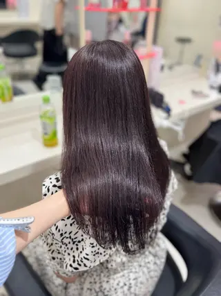 ロング 🤎モテ髪&透明感 ミルクティー🥣🤎のヘアスタイル
