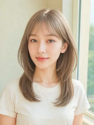カラー ハラダユウカ flower西明石店のヘアスタイル