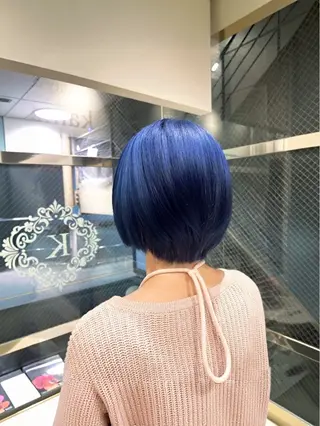 ショート カラー 川村 夏のヘアスタイル