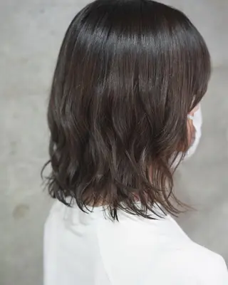 ショート パーマ ボブパーマコテ巻き風 パーマNo1深江秀平のヘアスタイル