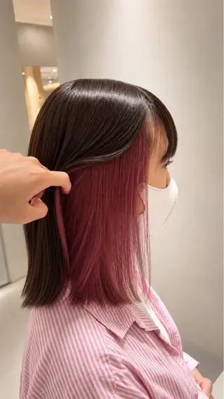 セミロング カラー ✨柏木 美空✨️のヘアスタイル