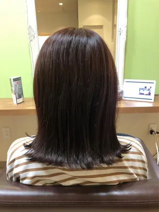 ミディアム カラー and fine ほりのヘアスタイル