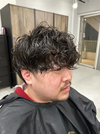 メンズ バレイヤージュ特化/ アキラのヘアスタイル