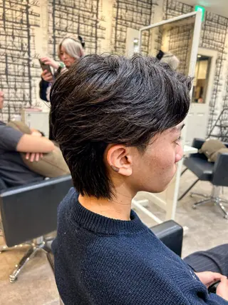 メンズ ボブ&寒色🎐ᩚ 短髪 COCOROのヘアスタイル