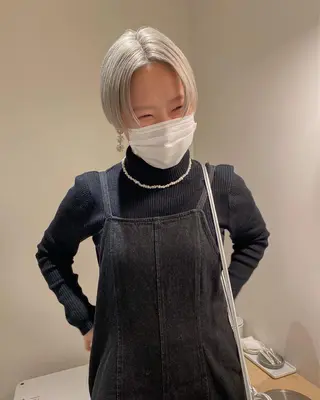 ショート 西山 凜のヘアスタイル