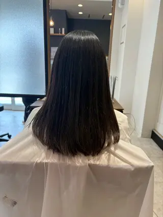 ミディアム 奥村 奈々加のヘアスタイル