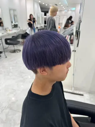 ショート カラー メンズ 🐺韓国風メンズ特化 あさひ🐺のヘアスタイル