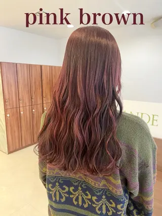 セミロング カラー カラー∫カット∫ 髪質改善🤍MIKUのヘアスタイル