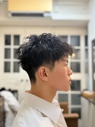 ショート パーマ メンズ メンズ/スパイキー ショート/isseyのヘアスタイル
