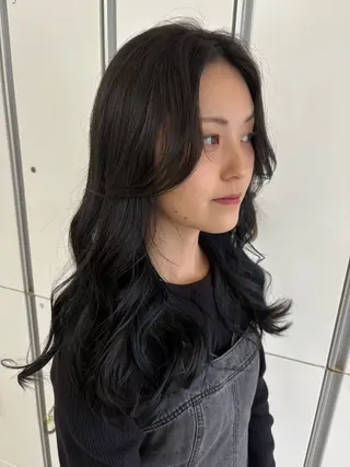 ロング カラー CREA渋沢 モデル募集🌺アイナのヘアスタイル