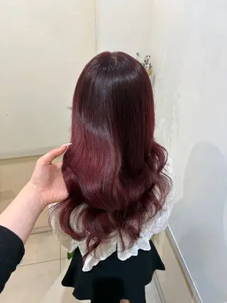 ロング ♡カラーモデル募集♡ 前畑 陽菜乃のヘアスタイル
