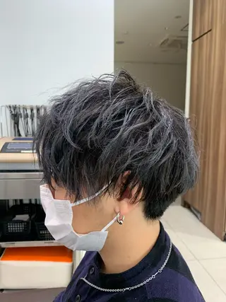 カラー メンズ ナカタケ ユウのヘアスタイル