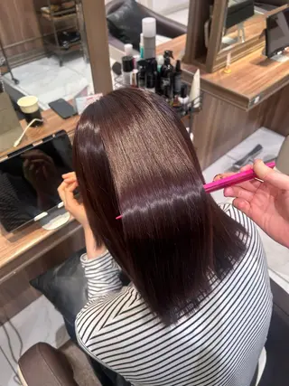 カラー パーマ リノ🖤韓国風ボブ /カラー🖤🇰🇷のヘアスタイル
