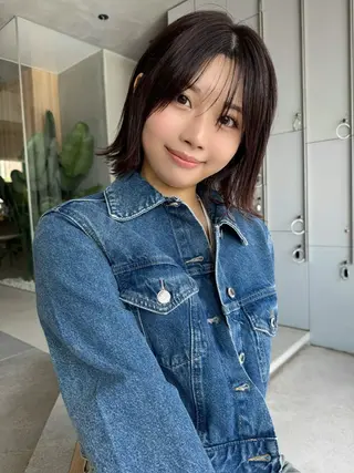 ショート ✨センターパート✨ MINXTAISEIのヘアスタイル
