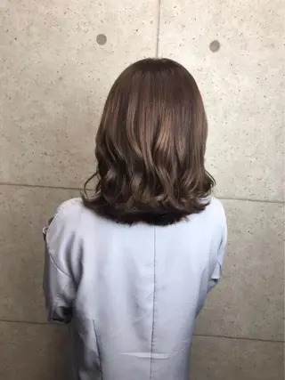 ミディアム 吉田 涼二のヘアスタイル