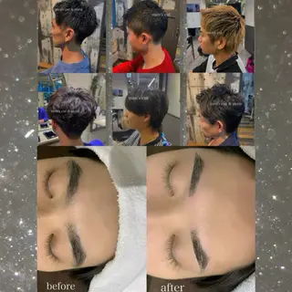 メンズ アイブロウ メンズ特化🔮 笠原慧のヘアスタイル