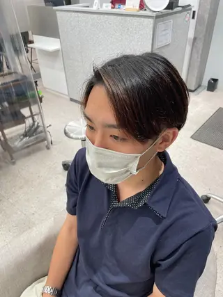 メンズ 京都河原町 メンズパーマ助川龍哉のヘアスタイル