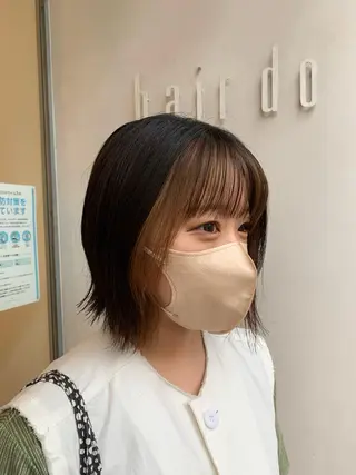 ショート カラー 中尾 文哉のヘアスタイル